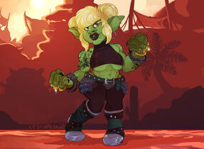 bruiser goblin (commission)