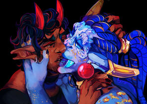 i will never grow out of drawing gay dragons